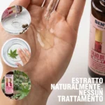 Texture densa e pura dell'olio di ricino Benvolio estratto naturalmente senza trattamenti chimici.
