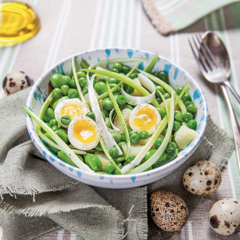 BOHNENSALAT MIT MAISÖL