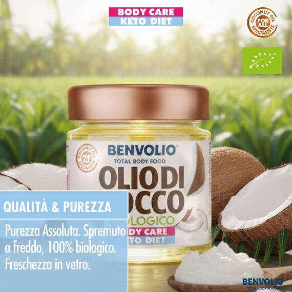 olio di cocco biologico
