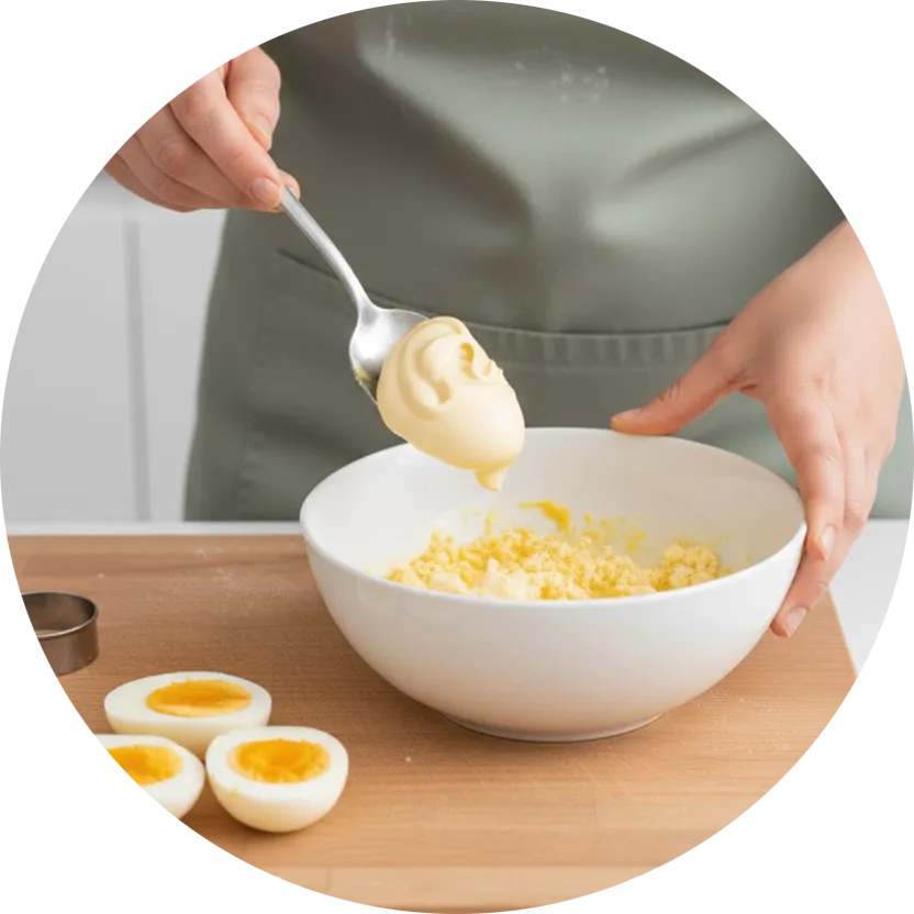 Benvolio.bio Ricette Halloween Salate: 3 Idee Facili E Spaventosamente Buone Con Oli Bio Passo 3: Tagliare Le Uova E Rimuovere I Tuorli