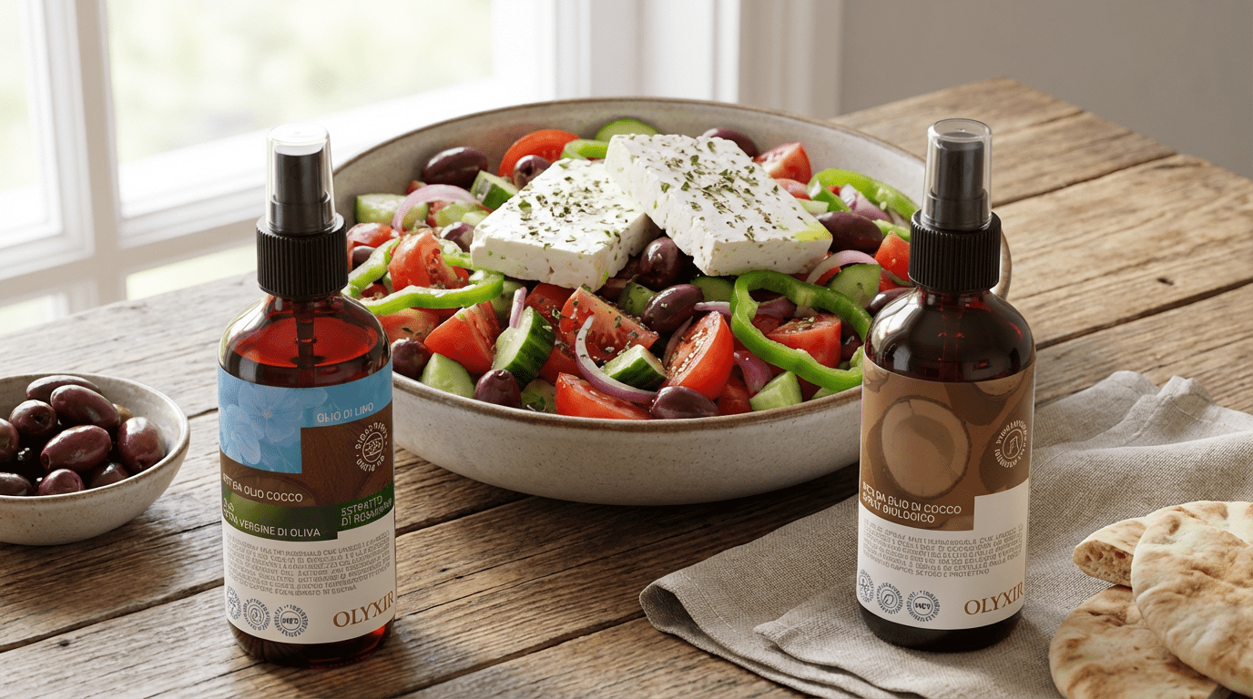 Insalata Greca Pronta Da Condire