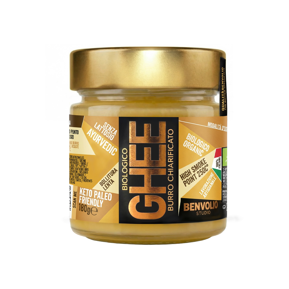 Ghee Bio 180g – Beurre Clarifié 100% Italien & Sans Lactose et autres tendances Kebab en vente B2B pour votre magasin sur Faire.