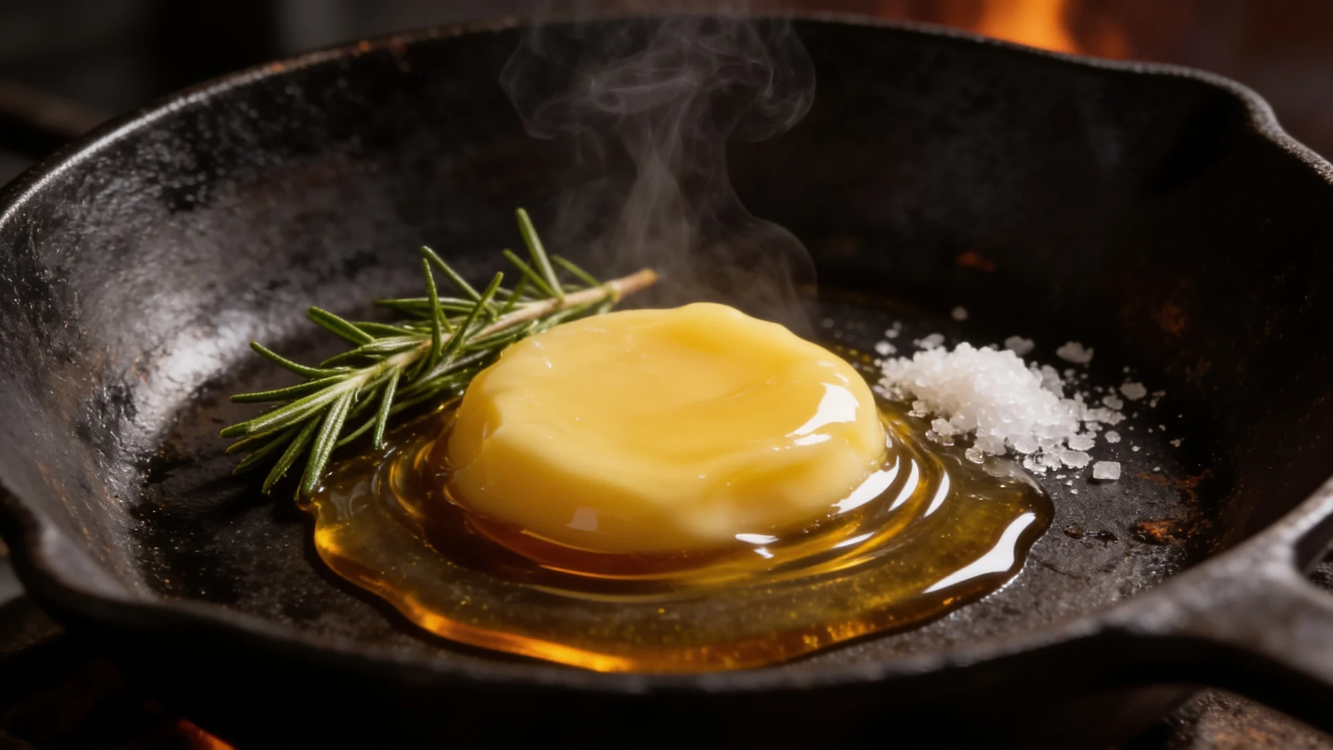 Teaspoon Heaped With Benvolio Organic Ghee Golden Glossy Texture Clean White Background Highlighting Amber Colour