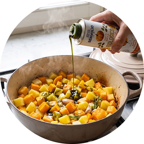 Passaggio 2: Cottura Della Zucca E Patate Nel Brodo